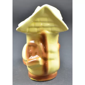 Boot Shaped House Design Yellow Planter - 6.25 Tall