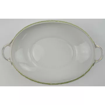Nippon - Hand Painted Pink Rose Pattern - Oval Vegetable Bowl (No Lid)