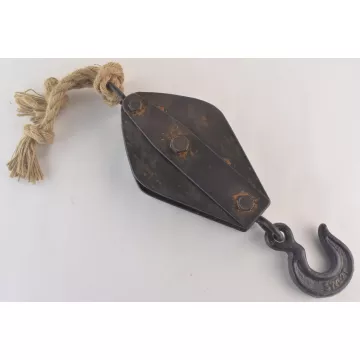 Decorative Reproduction Antique Pulley - 30 Long