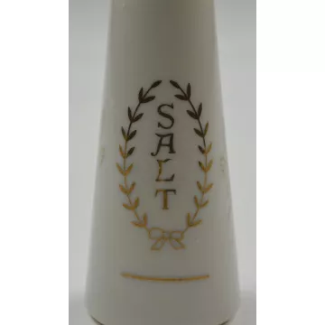 Vintage Grace Before Meals Ceramic Salt Shaker - 4 Tall