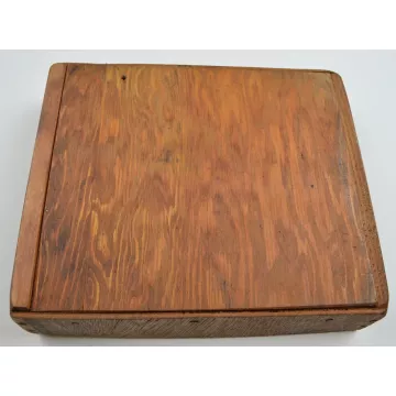 Vintage Hand Made Divided Storage Box - 8.125 Long