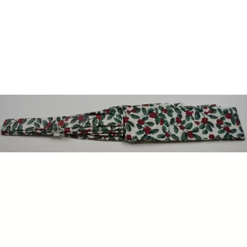 Longaberger Basket Fabric Bow - Holly Pattern