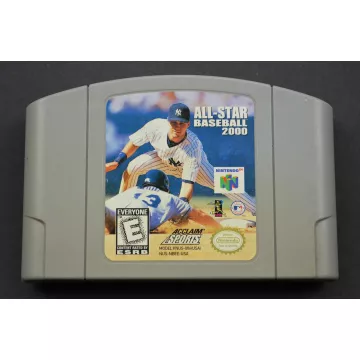 Acclaim Sports All-Star Baseball 2000 - Nintendo 64 Video Game Cartridge