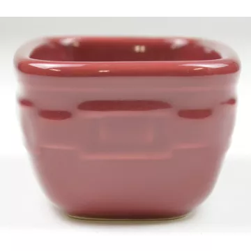 Longaberger Pottery Wovens Traditions Paprika Pattern - Dash Bowl - 5.5 Wide