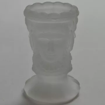 Wright Glass - Three Face Pattern - Toothpick Holder