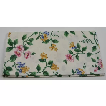 Longaberger White Vine Napkin - Set Of Two