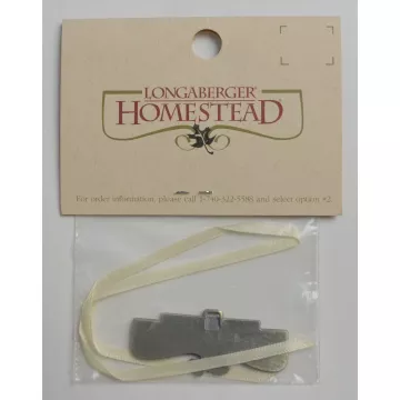 Longaberger Homestead Pewter Basket Tie-On