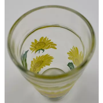Anchor Glass (Anchor Hocking) - Golden Harvest Pattern - 16 Oz. Tumbler