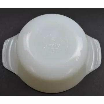 Anchor Hocking - Blue Flower Pattern - 12oz. Casserole Dish 472 - 5 Round