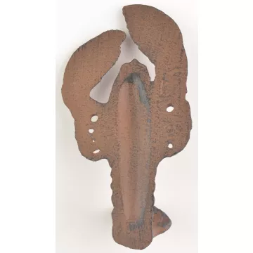 Cast Iron Wall Hook - Lobster Design - 5.625 Tall